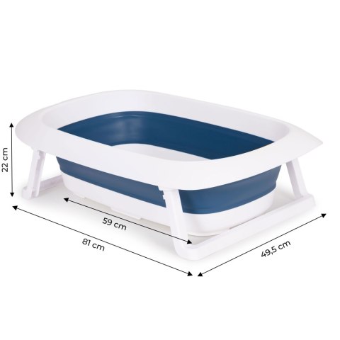 WANIENKA DLA DZIECI WANNA SKŁADANA Z ODPŁYWEM - KRÓWKA ECOTOYS