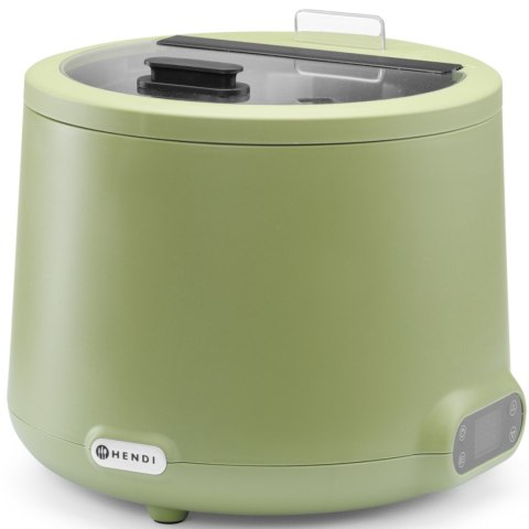 Kociołek termos elektryczny do zupy UNIQ 35-85 C 8 l 500 W - zielony