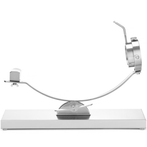 Stojak uchwyt do szynki dojrzewającej jamon serrano stalowy 595 x 215 x 300 mm