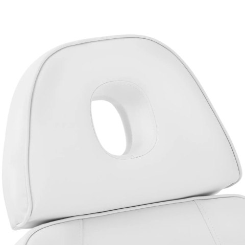 Fotel kosmetyczny do zabiegów masażu tatuażu regulowany 150 kg RHO - biały