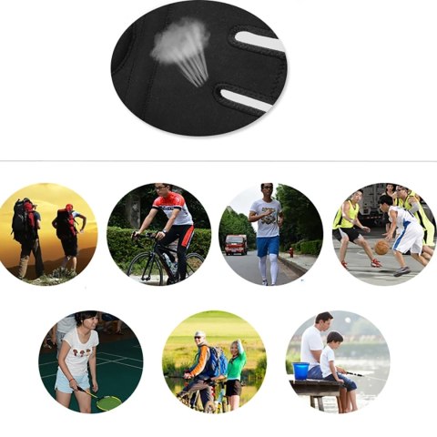 Nakolannik ochraniacz sportowy na kolano rzepkę i staw kolanowy rozmiar L - czarny