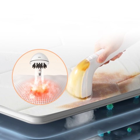 Odkurzacz piorący parownica Deep Cleaning 1900W z funkcją czyszczenia parowego B200 - biały