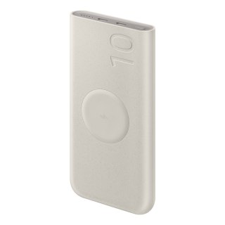 Powerbank indukcyjny Samsung 10000mAh 2x USB-C 25W SFC - beżowy