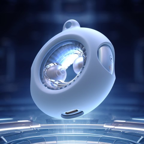 Słuchawki bezprzewodowe TWS Bluetooth 5.3 LightAura VocalSound - niebieskie