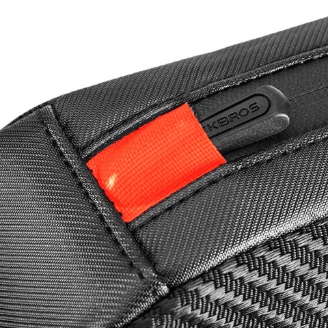 Torba rowerowa wodoodporna mocowana na ramę z plecionką 1l - czarna