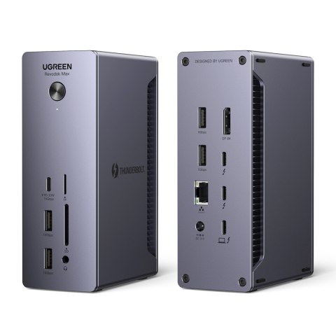 13w1 Stacja dokująca Thunderbolt 4 / USB-A / DP / RJ45 / czytnik SD TF / USB-C / mini jack