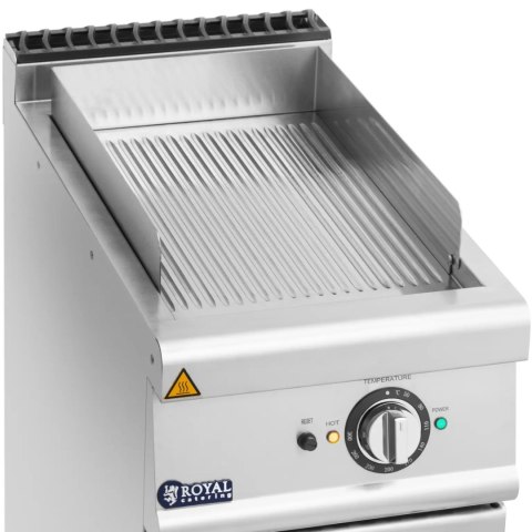Płyta grillowa grill elektryczny ryflowany z szafką 33.5 x 55 cm 5.4 kW