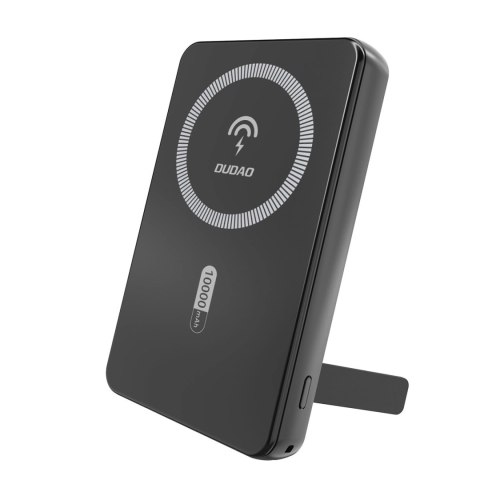 Powerbank K14S+ 10000mAh z podstawką 20W USB-A / USB-C / MagSafe - czarny