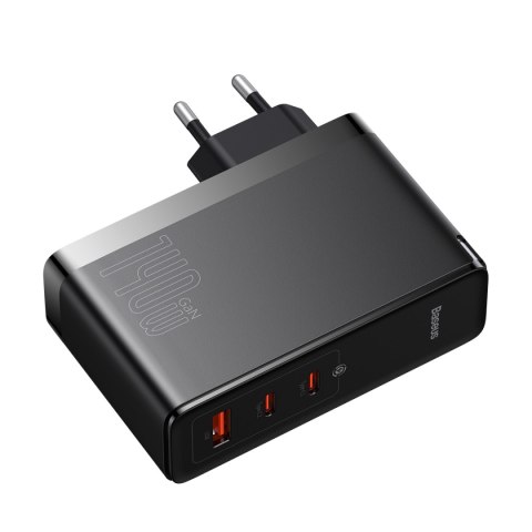 Szybka ładowarka GaN5 Pro 2xUSB-C+USB-A 140W EU - czarna