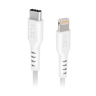 Kabel przewód z certyfikatem MFi USB-C - iPhone Lightning 1m - biały