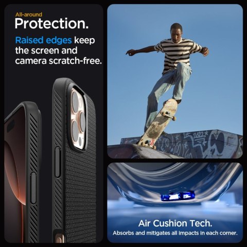Etui case na iPhone 16 Pro Liquid Air - czarne