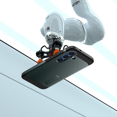 Etui pokrowiec na Samsung Galaxy S25+ Tough Armor MagSafe - zielone