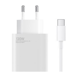 Ładowarka sieciowa Xiaomi USB-A 120W 6A z kablem USB-C - biała