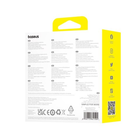 Słuchawki bezprzewodowe Bowie E5 TWS - czarne