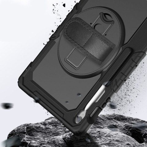 Etui pokrowiec na Samsung Galaxy Tab S10 FE+ Solid - czarne