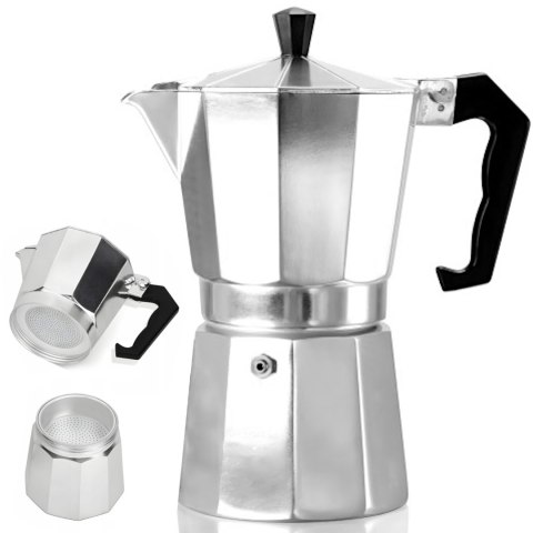 Kawiarka zaparzacz do kawy aluminiowy GAZ CERAMIKA 600 ml