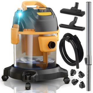 Odkurzacz piorący na sucho mokro do dywanów tapicerki bezworkowy 20 l 2000 W