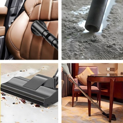 Odkurzacz piorący na sucho mokro do dywanów tapicerki bezworkowy 20 l 2000 W