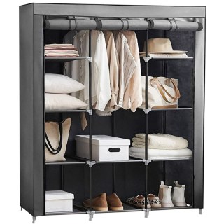 Szafa materiałowa tekstylna regał do garderoby 148 x 42 x 172,5 cm