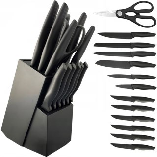 Zestaw noży kuchennych w bloku stojaku - 16 el.