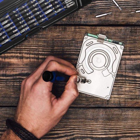 Zestaw wkrętaków śrubokrętów bitów precyzyjnych w etui - 73 el.