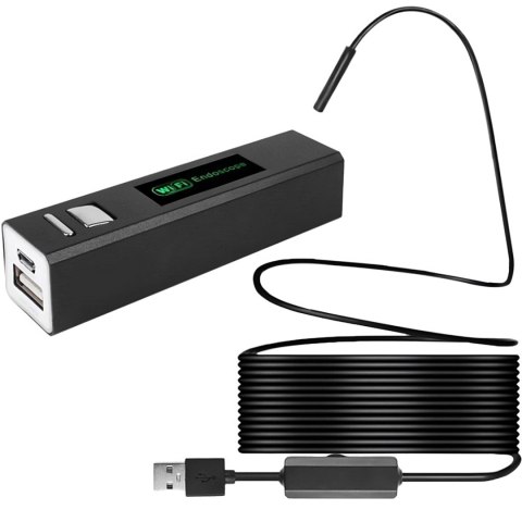 Kamera endoskopowa do telefonu 8 LED 4 końcówki Full HD Wi-Fi Android iOS