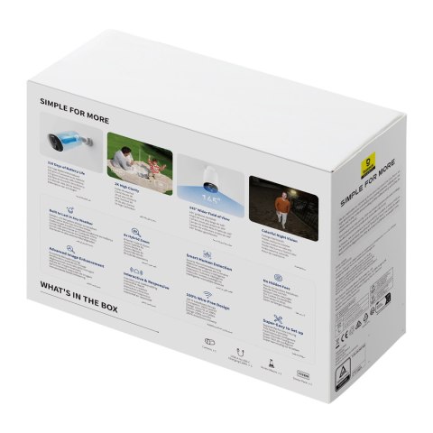 Kamera zewnętrzna Security B1 do monitoringu 8GB Wi-Fi 100 lm 7800 mAh