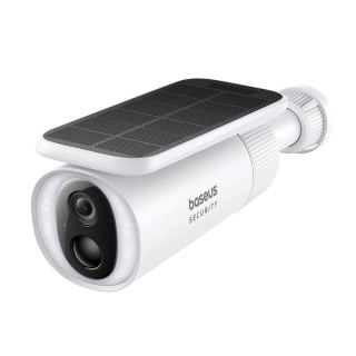 Kamera zewnętrzna solarna Security S1 do monitoringu 2K 8x 8 GB 400 lm - biała