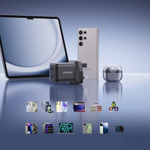 Ładowarka sieciowa z wtyczką UK USB-C 45W - czarna