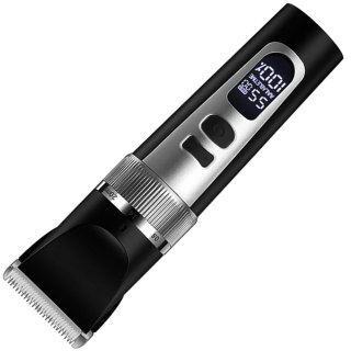 Maszynka bezprzewodowa do strzyżenia psów zwierząt LCD 9 W 4 nasadki