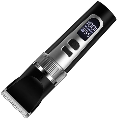 Maszynka bezprzewodowa do strzyżenia psów zwierząt LCD 9 W 4 nasadki