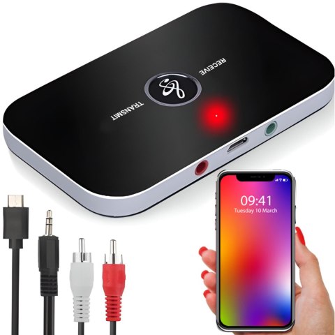 Transmiter Bluetooth odbiornik / nadajnik do przesyłania dźwięku 3.5 mm Jack RCA