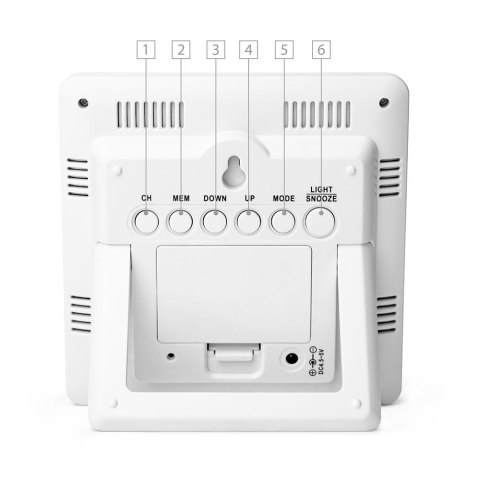 STACJA POGODOWA METEO SP93 Z DCF I POGODYNKĄ + CZUJNIK