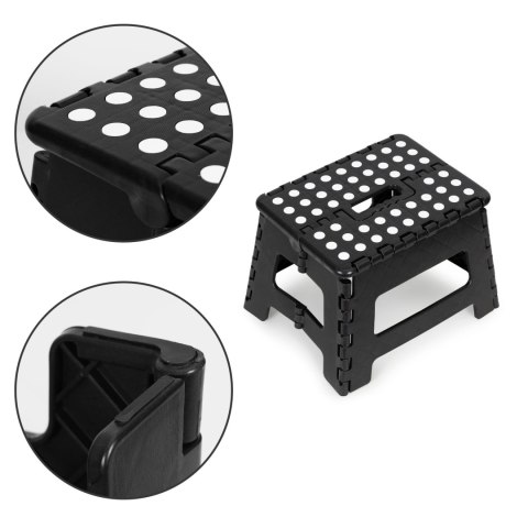 STOŁEK SKŁADANY 1 STOPNIOWY TABORET Z TWORZYWA 22 CM