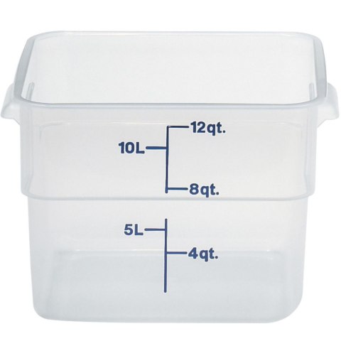 Pojemnik spożywczy CamSquare 11.4 l 256x310x210 mm - transparentny