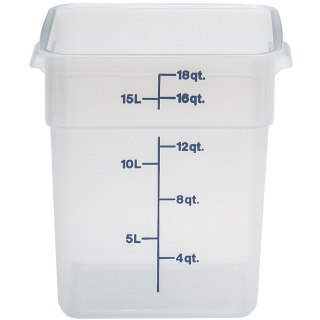 Pojemnik spożywczy CamSquare 17.2 l 256x310x320 mm - transparentny