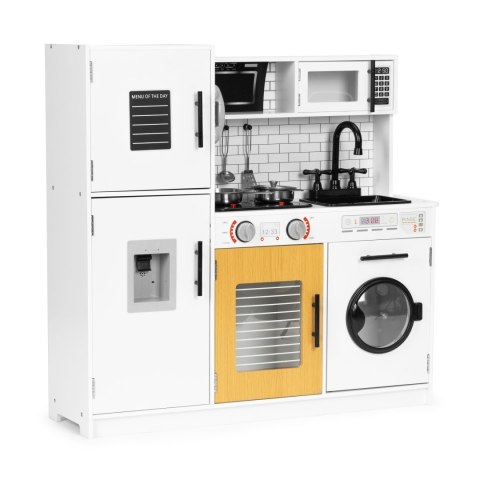 DUŻA DREWNIANA KUCHNIA DLA DZIECI + DŹWIĘKI ŚWIATEŁKA ECOTOYS