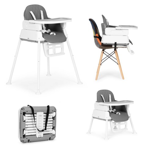 KRZESEŁKO FOTELIK DO KARMIENIA DZIECI 3W1 SKŁADANY ECOTOYS