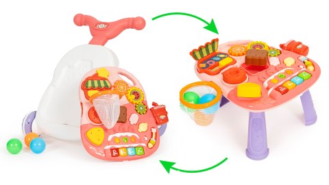 PCHACZ INTERAKTYWNY 2W1 CHODZIK I STOLIK EDUKACYJNY Z DŹWIĘKAMI