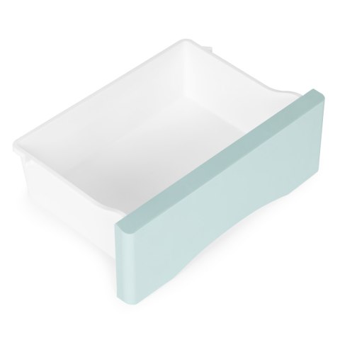 REGAŁ Z 5 WYSUWANYMI SZUFLADAMI NOGI Z KÓŁKAMI KOLOROWE SZUFLADY MODERNHOME