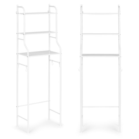 WYSOKI REGAŁ WC ŁAZIENKOWY NAD SEDES 3 PÓŁKI ALUMINIOWA KONSTRUKCJA