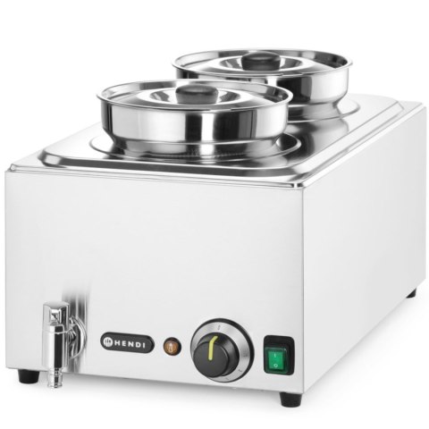 Bemar elektryczny podgrzewacz stacja do zupy z pojemnikami 2 x 4 l 1000 W