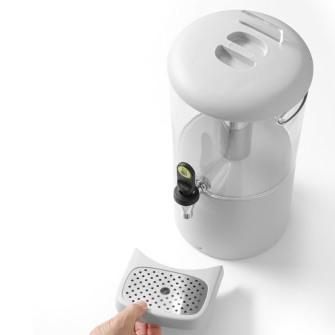 Dyspenser dozownik chłodzący do soków napojów UNIQ 4 l - biały