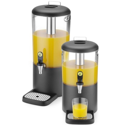 Dyspenser dozownik chłodzący do soków napojów UNIQ 4 l - czarny