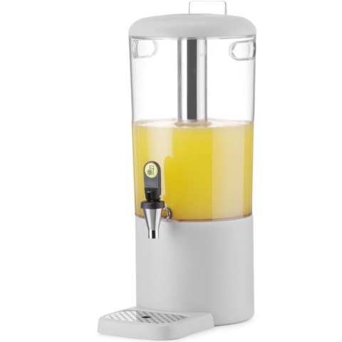Dyspenser dozownik chłodzący do soków napojów UNIQ 8 l - biały
