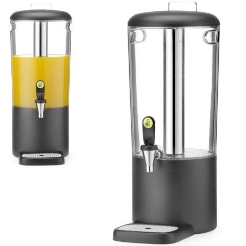 Dyspenser dozownik chłodzący do soków napojów UNIQ 8 l - czarny