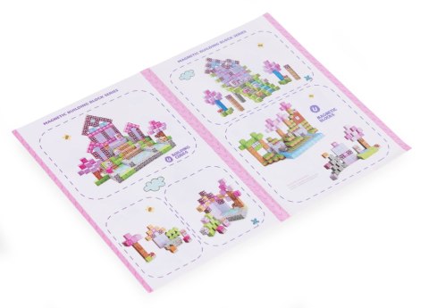 Klocki magnetyczne konstrukcyjne dla dzieci zestaw 113 elementów