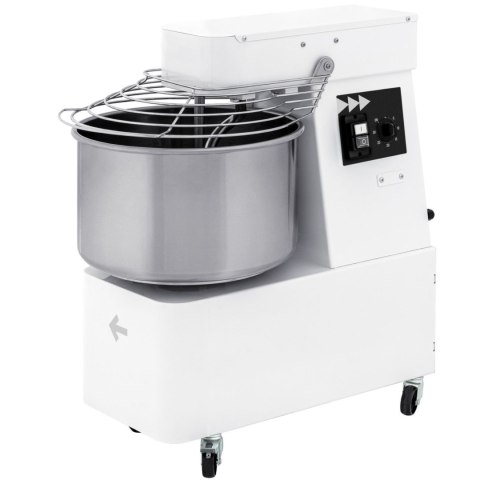 Miesiarka spiralna ze stałą dzieżą 2 prędkości 88 kg/h 32l 400 V 1700 W