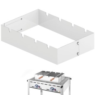 Nasadka na grilla do szaszłyków prostokątna Churrasco 530x350x117 mm