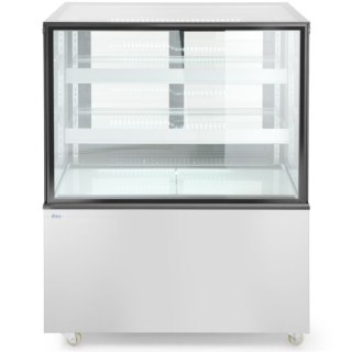 Witryna chłodnicza przeszklona ekspozycyjna 2 półki 300 l 480 W